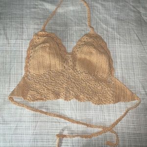 boho crochet halter top